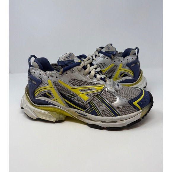 Balenciaga Other - Balenciaga Runner Sneaker Blue/Yellow Size 10 US 43 EU